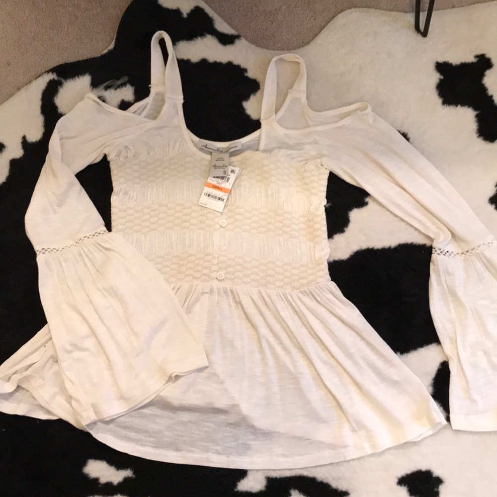 NWT American Rag Cream long sleeve top